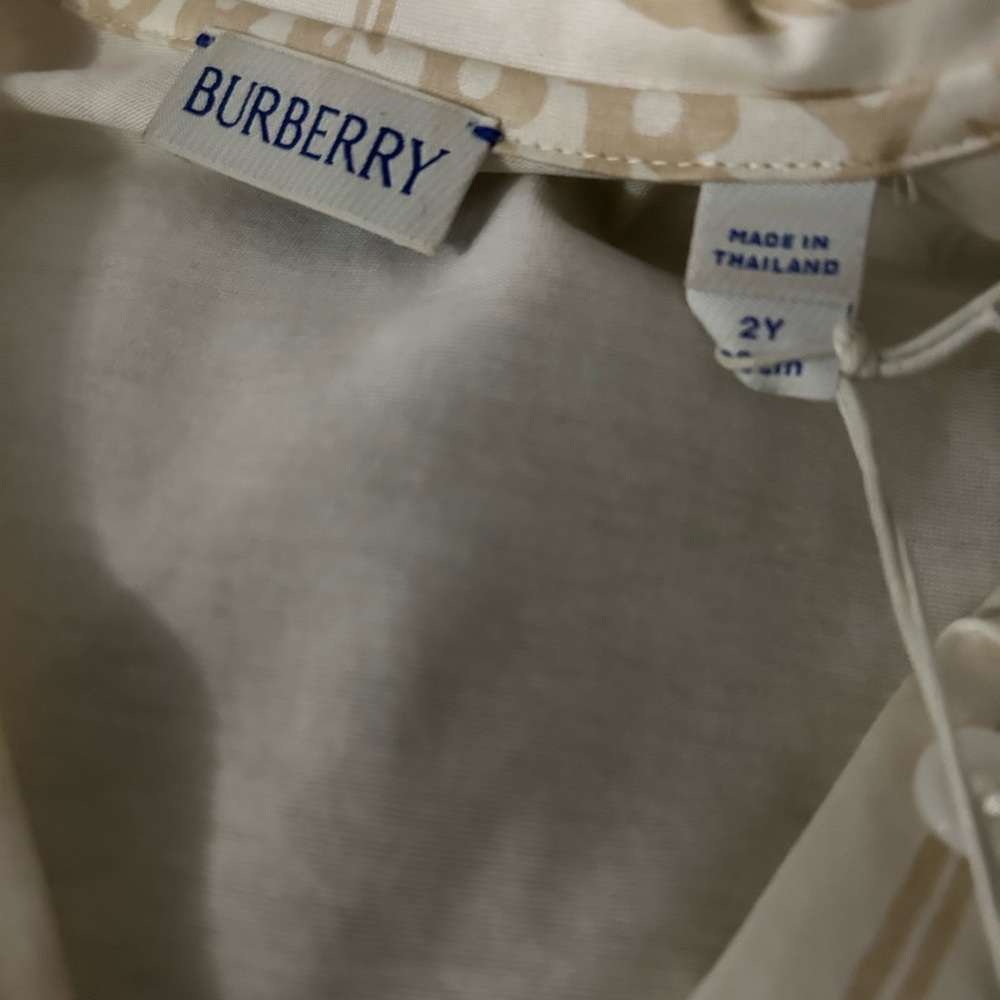 Burberry Cream and Beige Top